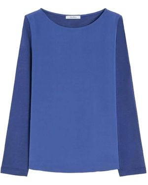 Max Mara Long-Sleeve T-Shirt - Blue