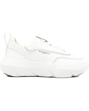Alexander Smith Eclipse Leather Trainers - White