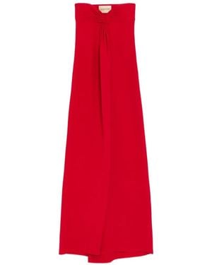 Valentino Garavani Cady Couture Long Dress - Red