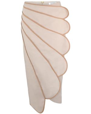 AZULU Sango Midi Kirt - White