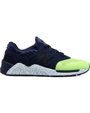 New Balance 009 Paneled Sneakers - Blue