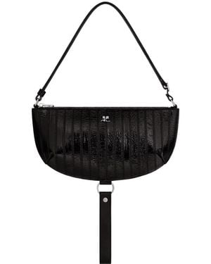 Courreges Holy Eclipse Shoulder Bag - Black