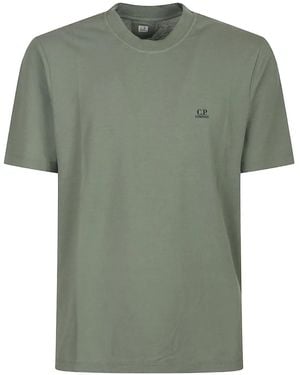C.P. Company Logo-Detail Cotton T-Shirt - Green