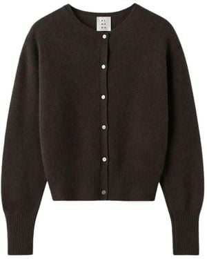 Almada Label Coco Brushed Cardigan - Black