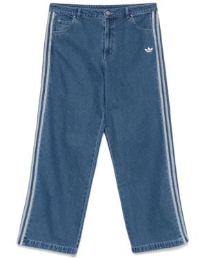 adidas Jean Adicolor 3 Stripes - Bleu
