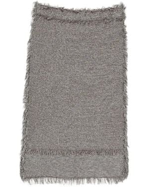 JNBY Fringed Midi Skirt - Gray