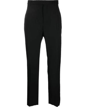 Saint Laurent Straight-Leg Tailored Trousers - Black