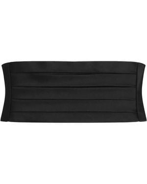 Dolce & Gabbana Silk Duchesse Cummerbund - Black