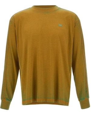 DIESEL Sudadera Con Logo Estampado - Verde