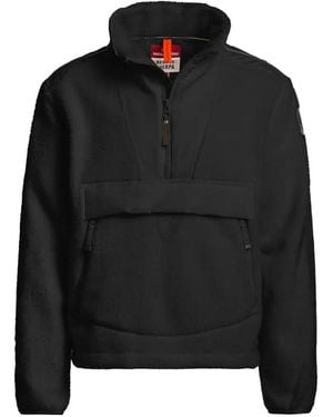 Parajumpers Bergen No Embro Half-Zip Sweatshirt - Black