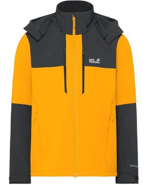 Jack Wolfskin Giacca Jasper Texashield Con Design Color-Block - Arancione