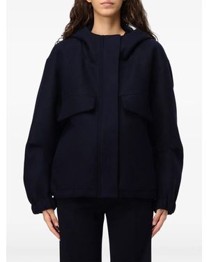 Tela Hooded Long-Sleeve Jacket - Blue