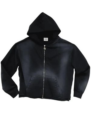NORMFORM Double-Layer Washed-Effect Hoodie - Black