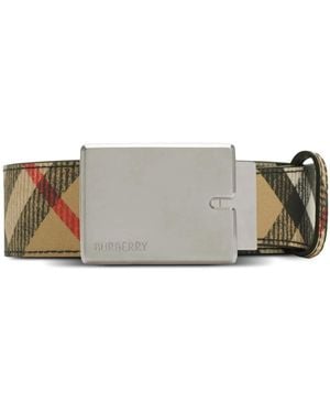 Burberry Omkeerbare B-Cut Riem - Meerkleurig
