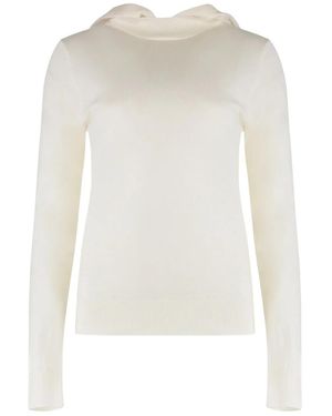 P.A.R.O.S.H. Sudadera Linfa con capucha - Blanco