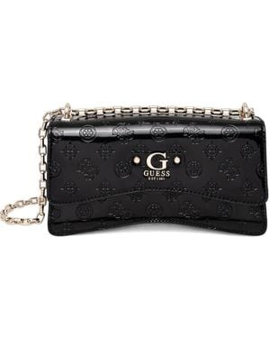Guess Gerty logo-debossed cross body bag - Negro