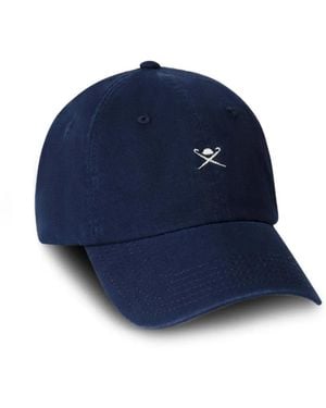 Hackett Logo-Embroidered Baseball Cap - Blue