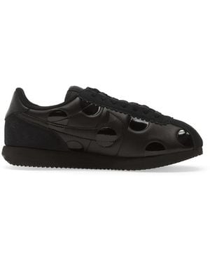 Nike Cortez Cut-Out Sneakers - Black