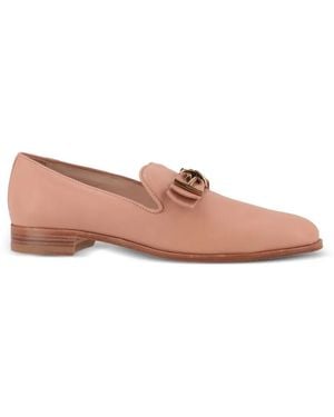 Tod's Mocassins À Détail De Nœud - Pink