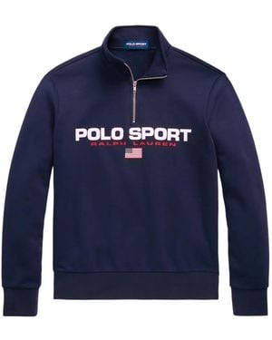 Polo Ralph Lauren Sudadera con logo estampado - Azul