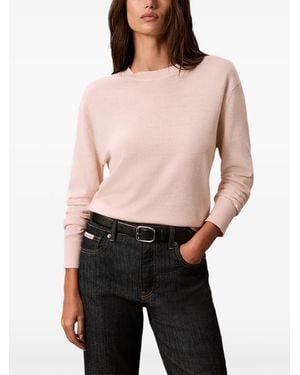 Calvin Klein Pull À Encolure Ronde - Neutre