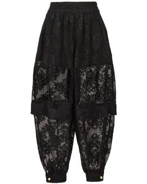 Zimmermann Luna Harem Trousers - Black