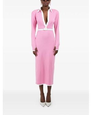 ROWEN ROSE Robe-Polo À Manches Longues - Pink