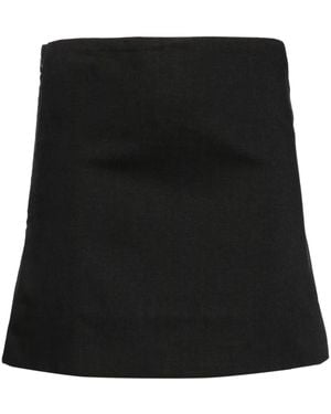 AEXAE Falda acampanada de talle alto - Negro