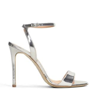 The Seller Metallic Ankle-Strap Sandals - White