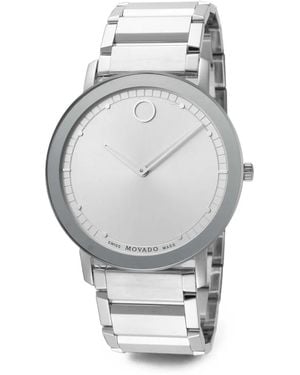 Movado Sapphire 40Mm Watch - Gray
