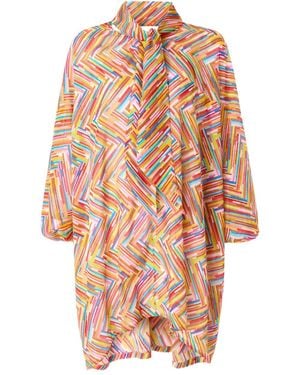 Missoni Zigzag-Pattern Mini Dress - Orange