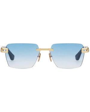 Dita Eyewear Meta-Evo Geometric-Frame Sunglasses - Blue