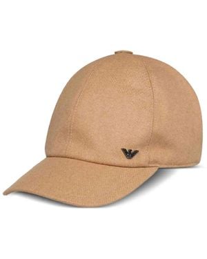 Emporio Armani Button Cap - Natural
