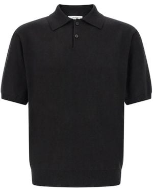 the row ザロウ　ポロシャツ THE ROW ザ ロウ 長袖ポロシャツ/CORZAS TOP カシミアとコットン製