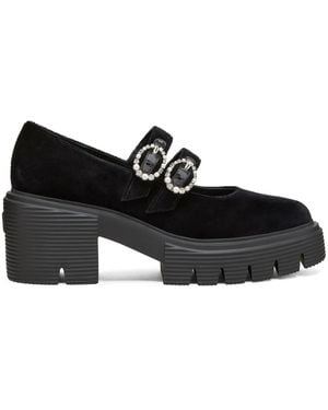 Stuart Weitzman Leighton Mary Jane Court Shoes - Black