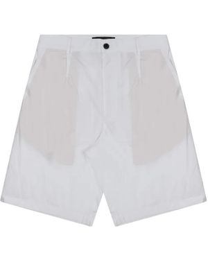 Department 5 Patrick Pleated Knee-Length Shorts - White