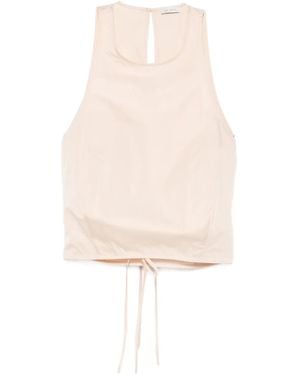 St. Agni Drawstring Top - White