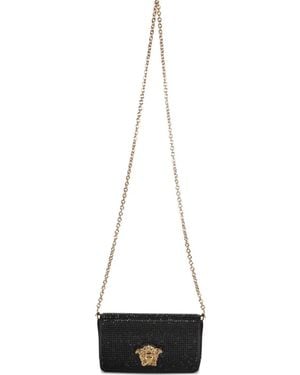 Versace Embellished Mini Bag - White