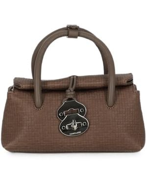 Zanellato Baby Dotta Leather Shoulder Bag - Brown