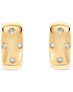 FULLORD 18K Ghost Diamond Earrings - Metallic