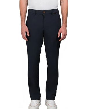 Moorer Swinley Straight-Leg Trousers - Blue