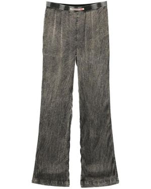 DIESEL Yuna Elasticated-Waistband Trousers - Grey