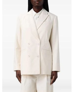 A.P.C. Lucy Double-Breasted Blazer - White