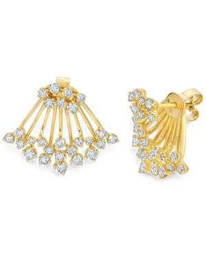 Graziela Açaí Diamond Earrings - Metallic