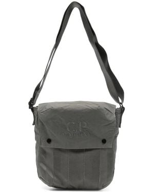 C.P. Company Plain Paper Touch Shoulder Bag - Black