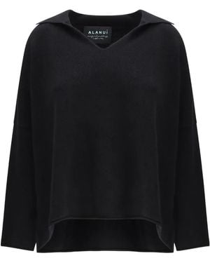 Alanui Pullover Mit V-Ausschnitt - Schwarz