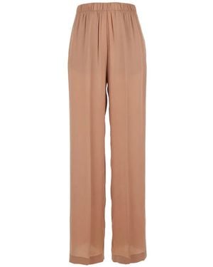 Semicouture Pantalon À Taille Élastiquée - White