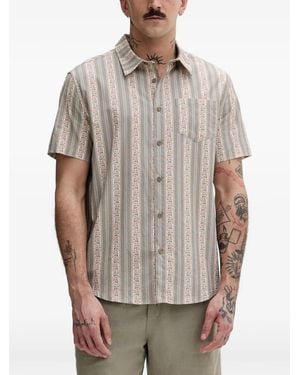 Hurley Floral-Print Shirt - Grey