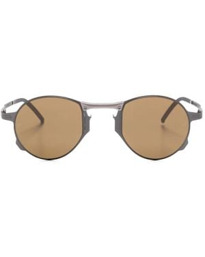 Movitra Levitas Round-Frame Sunglasses - Natural
