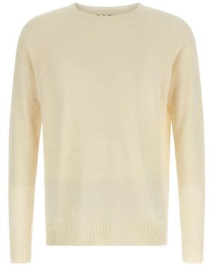 Ma'ry'ya Boat-Neck Jumper - White